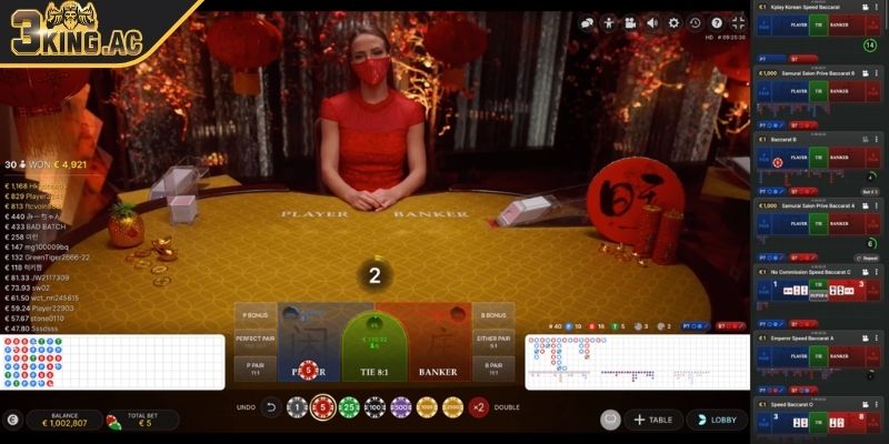 Baccarat 3KING Game Bài Cá Cược Hấp Dẫn Đẳng Cấp Hoàng Gia 2 Quy trình tham gia cược Baccarat tại 3KING cho tân thủ