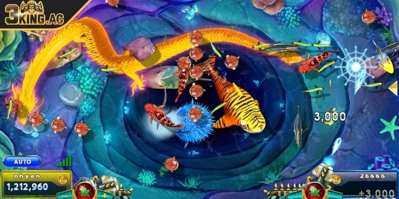 Bắn Cá Rồng 3KING Những Điểm Cuốn Hút Và Cách Chơi Chi Tiết 2 Ưu điểm hấp dẫn của bắn cá Rồng so với các game khác