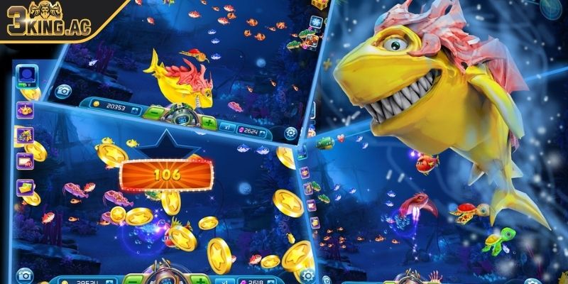 Bắn Cá Thần Tài 3KING Tựa Game Hot Nhất Thị Trường 2025 2 Tùy chọn cấp độ chơi săn cá Thần Tài phù hợp với từng người