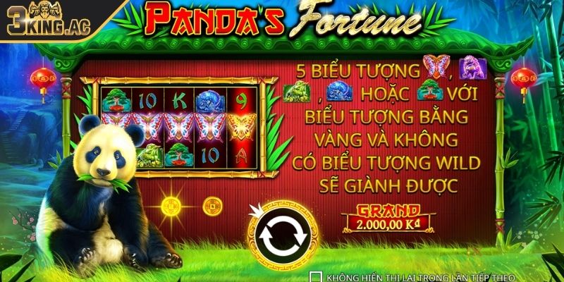 Fortune Panda 3KING Trò Chơi Biểu Tượng Gấu Trúc Lôi Cuốn 1 Khái quát vài nét về game quay hũ Fortune Panda 3KING