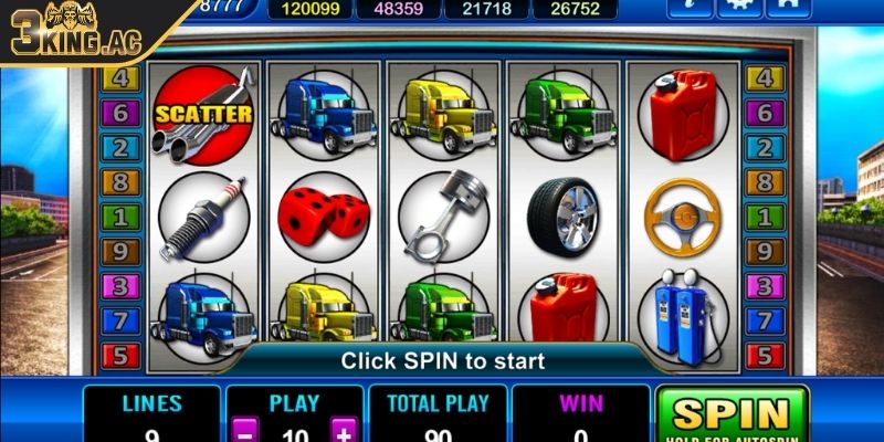 Hight Road King 3KING Slot Game Tốc Độ Hấp Dẫn Jackpot Khủng 3 Bắt đầu với mức cược nhỏ rồi sau đó tăng dần